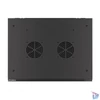 Kép 5/15 - Lanberg WF01-6412-10B 19" 12U SZÉL:600mm MÉLY:450mm MAG:640mm lapraszerelt üvegajtós fekete fali rack szekrény