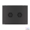 Kép 5/15 - Lanberg WF01-6412-10B 19" 12U SZÉL:600mm MÉLY:450mm MAG:640mm lapraszerelt üvegajtós fekete fali rack szekrény