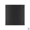 Kép 6/15 - Lanberg WF01-6412-10B 19" 12U SZÉL:600mm MÉLY:450mm MAG:640mm lapraszerelt üvegajtós fekete fali rack szekrény