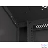 Kép 7/15 - Lanberg WF01-6412-10B 19" 12U SZÉL:600mm MÉLY:450mm MAG:640mm lapraszerelt üvegajtós fekete fali rack szekrény