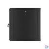 Kép 12/15 - Lanberg WF01-6612-10B 19" 12U SZÉL:600mm MÉLY:600mm MAG:640mm lapraszerelt üvegajtós fekete fali rack szekrény