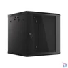 Kép 14/15 - Lanberg WF01-6612-10B 19" 12U SZÉL:600mm MÉLY:600mm MAG:640mm lapraszerelt üvegajtós fekete fali rack szekrény