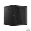 Kép 14/15 - Lanberg WF01-6612-10B 19" 12U SZÉL:600mm MÉLY:600mm MAG:640mm lapraszerelt üvegajtós fekete fali rack szekrény