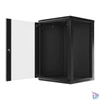 Kép 13/15 - Lanberg WF01-6618-10B 19" 18U SZÉL:600mm MÉLY:600mm MAG:907mm lapraszerelt üvegajtós fekete fali rack szekrény
