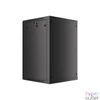 Kép 5/15 - Lanberg WF01-6618-10B 19" 18U SZÉL:600mm MÉLY:600mm MAG:907mm lapraszerelt üvegajtós fekete fali rack szekrény