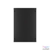 Kép 6/15 - Lanberg WF01-6618-10B 19" 18U SZÉL:600mm MÉLY:600mm MAG:907mm lapraszerelt üvegajtós fekete fali rack szekrény