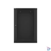 Kép 9/15 - Lanberg WF01-6618-10B 19" 18U SZÉL:600mm MÉLY:600mm MAG:907mm lapraszerelt üvegajtós fekete fali rack szekrény