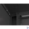 Kép 12/15 - Lanberg WF01-6622-10B 19" 22U SZÉL:600mm MÉLY:600mm MAG:1085mm lapraszerelt üvegajtós fekete fali rack szekrény