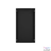 Kép 14/15 - Lanberg WF01-6622-10B 19" 22U SZÉL:600mm MÉLY:600mm MAG:1085mm lapraszerelt üvegajtós fekete fali rack szekrény