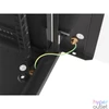 Kép 8/15 - Lanberg WF01-6622-10B 19" 22U SZÉL:600mm MÉLY:600mm MAG:1085mm lapraszerelt üvegajtós fekete fali rack szekrény