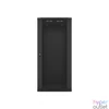 Kép 10/14 - Lanberg WF01-6627-10B 19" 27U SZÉL:600mm MÉLY:600mm MAG:1307mm lapraszerelt üvegajtós fekete fali rack szekrény