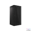 Kép 11/14 - Lanberg WF01-6627-10B 19" 27U SZÉL:600mm MÉLY:600mm MAG:1307mm lapraszerelt üvegajtós fekete fali rack szekrény
