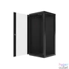 Kép 12/14 - Lanberg WF01-6627-10B 19" 27U SZÉL:600mm MÉLY:600mm MAG:1307mm lapraszerelt üvegajtós fekete fali rack szekrény