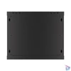 Kép 15/15 - Lanberg WF01-6409-10B 19" 9U SZÉL:600mm MÉLY:450mm MAG:512mm lapraszerelt üvegajtós fekete fali rack szekrény