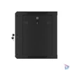 Kép 4/15 - Lanberg WF01-6409-10B 19" 9U SZÉL:600mm MÉLY:450mm MAG:512mm lapraszerelt üvegajtós fekete fali rack szekrény