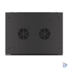 Kép 6/15 - Lanberg WF01-6409-10B 19" 9U SZÉL:600mm MÉLY:450mm MAG:512mm lapraszerelt üvegajtós fekete fali rack szekrény