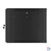 Kép 13/15 - Lanberg WF01-6609-10B 19" 9U SZÉL:600mm MÉLY:600mm MAG:512mm lapraszerelt üvegajtós fekete fali rack szekrény