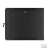 Kép 13/15 - Lanberg WF01-6609-10B 19" 9U SZÉL:600mm MÉLY:600mm MAG:512mm lapraszerelt üvegajtós fekete fali rack szekrény