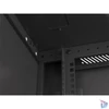 Kép 3/15 - Lanberg WF01-6609-10B 19" 9U SZÉL:600mm MÉLY:600mm MAG:512mm lapraszerelt üvegajtós fekete fali rack szekrény