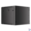 Kép 8/15 - Lanberg WF01-6609-10B 19" 9U SZÉL:600mm MÉLY:600mm MAG:512mm lapraszerelt üvegajtós fekete fali rack szekrény