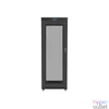 Kép 1/5 - Lanberg FF01-8042-23BL 19" 42U SZÉL:800mm MÉLY:1000mm MAG:2097mm lapraszerelt LCD hálós fémajtós fekete rack szekrény