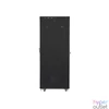 Kép 4/5 - Lanberg FF01-8042-23BL 19" 42U SZÉL:800mm MÉLY:1000mm MAG:2097mm lapraszerelt LCD hálós fémajtós fekete rack szekrény