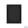 Kép 5/15 - Lanberg WF01-6415-10B 19" 15U SZÉL:600mm MÉLY:450mm MAG:774mm lapraszerelt üvegajtós fekete fali rack szekrény