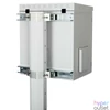 Kép 2/3 - Lande LN-SBO-IP5516U6060-LG SAFEbox 19" 16U 600x600 kültéri szürke fali rack szekrény