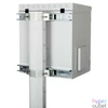 Kép 2/3 - Lande LN-SBO-IP5509U6060-LG SAFEbox 19" 9U 600x600 kültéri szürke fali rack szekrény