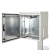Kép 3/3 - Lande LN-SBO-IP5509U6060-LG SAFEbox 19" 9U 600x600 kültéri szürke fali rack szekrény