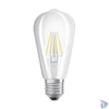 Kép 2/2 - Osram Star átlátszó üveg búra/7W/806lm/2700K/E27 LED Edison körte izzó