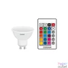 Kép 1/5 - Osram Star+ RGBW/műanyag ház 4,5W/250lm/2700K/GU10 távirányítható LED PAR16 spot izzó