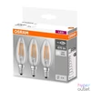 Kép 3/3 - Osram Base átlátszó üveg búra/4W/470lm/4000K/E14/dobozos LED gyertya izzó 3 db