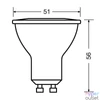 Kép 5/5 - Osram Value PAR16 műanyag ház/6,9W/575lm/2700K/GU10/230V/120fok/83lm/W LED spot izzó
