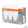 Kép 4/4 - Osram Base matt műanyag búra/14W/1521lm/4000K/E27 LED körte izzó 3 db