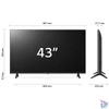 Kép 6/7 - LG 43" 43UR78003LK 4K UHD Smart LED TV