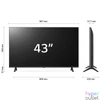 Kép 6/7 - LG 43" 43UR78003LK 4K UHD Smart LED TV