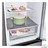 Kép 10/12 - LG GBV22L0EPY ezüst, alulfagyasztós, Hűtő:277L, Fagyasztó:110L, DoorCooling + LINEAR Cooling hűtőszekrény