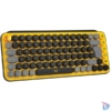 Kép 1/5 - Logitech POP Keys with Emoji US sárga vezeték nélküli billentyűzet