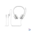 Kép 1/6 - Logitech H390 USB headset fehér