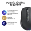 Kép 6/16 - Logitech MX Anywhere 3S vezeték nélküli fekete egér