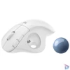 Kép 4/5 - Logitech Ergo M575s vezeték nélküli fehér Trackball egér