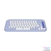 Kép 2/5 - Logitech 920-013074 Pop Icon Keys US vezeték nélküli lila/piszkosfehér billentyűzet