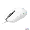 Kép 4/5 - Logitech G203 Lightsync fehér gamer egér