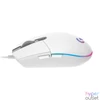 Kép 5/5 - Logitech G203 Lightsync fehér gamer egér