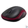 Kép 3/3 - Logitech M185 vezeték nélküli piros notebook egér