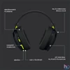 Kép 5/10 - Logitech G435 Lightspeed Wireless fekete gamer headset