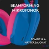 Kép 7/12 - Logitech G435 Lightspeed Wireless kék gamer headset