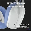 Kép 2/10 - Logitech G435 Lightspeed Wireless fehér gamer headset
