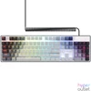 Kép 1/3 - Lorgar Azar 514 RGB, fehér vezetékes mechanikus gamer billentyűzet